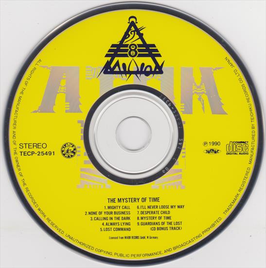 1990 STS 8 Mission - The Mystery Of Time Flac - CD.jpg