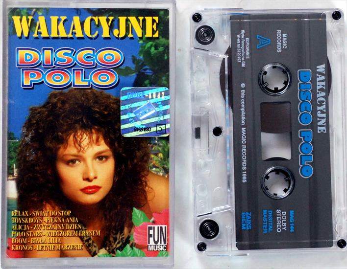 Wakacyjne Disco Polo 1995 - Kaseta Wakacyjne Disco Polo.jpg