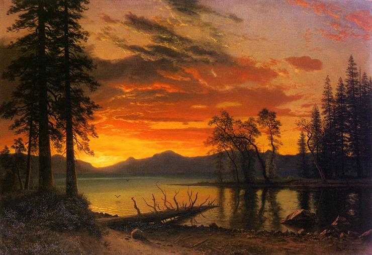 Albert Bierstads 1830  1902 - Bierstadt_Albert_Sunset_over_the_River.jpg